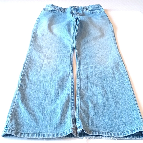 VTG Faded glory| girls bootcut light wash denim jeans Sz 12 - Picture 6 of 14